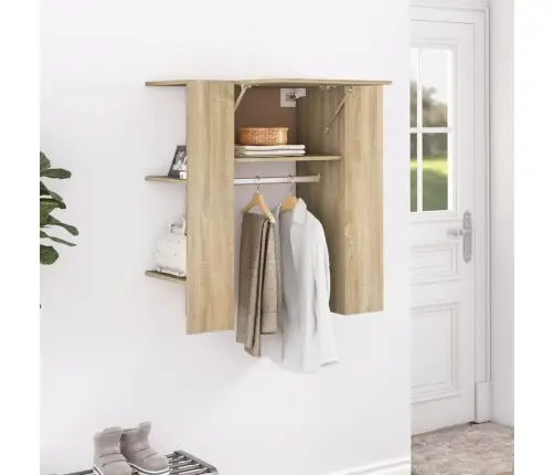 Esikukapp, Sonoma Tamm 97,5X37X99 cm Tehispuit