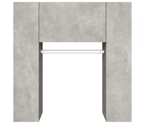 Gaiteņa Skapītis, Betonpelēks, 97,5X37X99 Cm, Inženierijas Koks Vidaxl