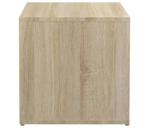 Kaste Ar Atvilktni, Ozolkoka, 40,5X40X40 Cm, Inženierijas Koks Vidaxl