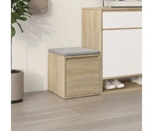 Kaste Ar Atvilktni, Ozolkoka, 40,5X40X40 Cm, Inženierijas Koks Vidaxl