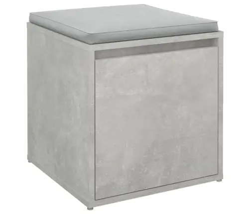 Kaste Ar Atvilktni, Pelēka, 40,5X40X40 Cm, Inženierijas Koks Vidaxl