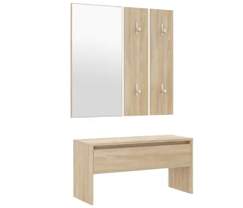 Gaiteņa Mēbeļu Komplekts, Ozolkoka Krāsa, Inženierijas Koks Vidaxl