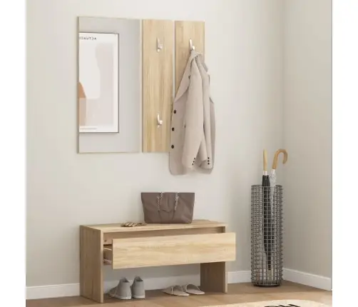 Gaiteņa Mēbeļu Komplekts, Ozolkoka Krāsa, Inženierijas Koks Vidaxl