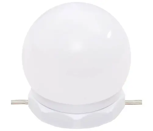 Spoguļgaldiņš Ar Led, Balts, 74,5X40X141 Cm Vidaxl