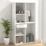 Kosmētikas Plaukts, Balts, 80X40X75 Cm, Inženierijas Koks Vidaxl