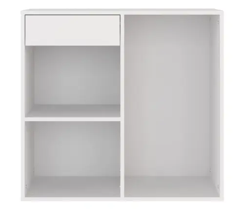 Kosmētikas Plaukts, Balts, 80X40X75 Cm, Inženierijas Koks Vidaxl
