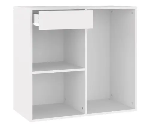 Kosmētikas Plaukts, Balts, 80X40X75 Cm, Inženierijas Koks Vidaxl
