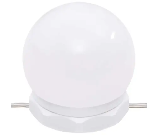 Spoguļskapītis Ar Led, Balts, 76X15X55 Cm Vidaxl