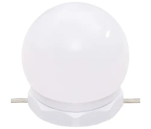 Spoguļskapītis Ar Led, Balts, 60X31,5X62 Cm Vidaxl