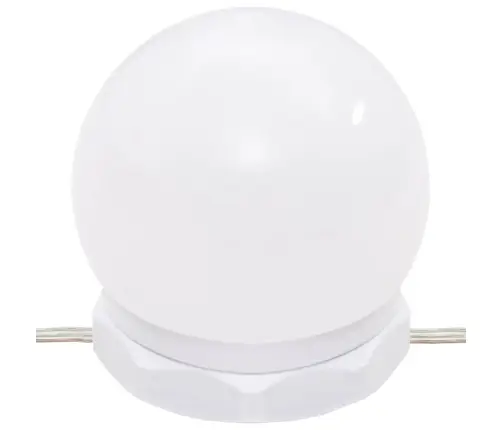 Spoguļskapītis Ar Led, Spīdīgi Balts, 90X31,5X62 Cm Vidaxl