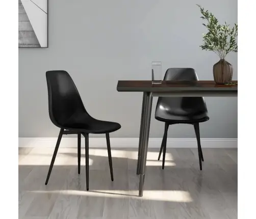 Söögitoolid 2 Tk, Must, Pp