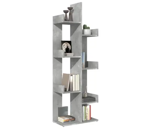 Raamaturiiul, Betoonhall, 48 X 25,5 X 140 cm Tehispuit