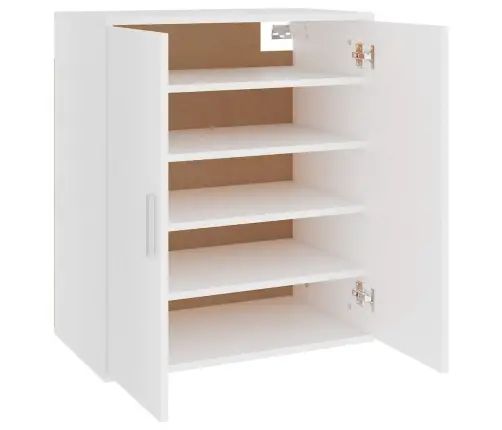 Apavu Plaukts, Balts, 60X35X70 Cm, Inženierijas Koks Vidaxl