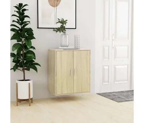 Apavu Skapītis, Ozolkoka Krāsa, 60X35X70 Cm, Inženierijas Koks Vidaxl