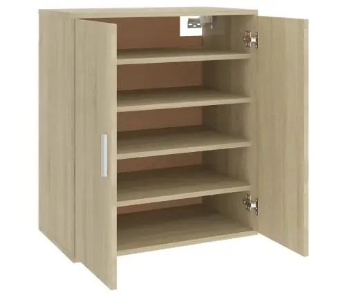 Apavu Skapītis, Ozolkoka Krāsa, 60X35X70 Cm, Inženierijas Koks Vidaxl