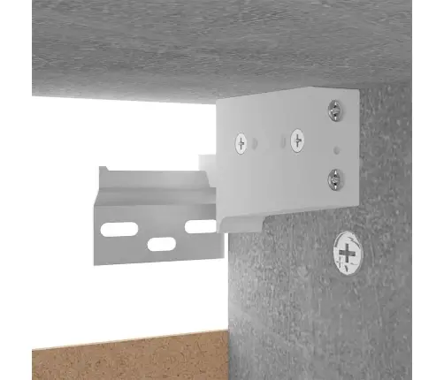 Apavu Plaukts, Betona Pelēks, 60X35X70 Cm, Inženierijas Koks Vidaxl