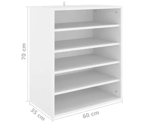 Kingakapp, Valge, 60 X 35 X 70 cm Tehispuit