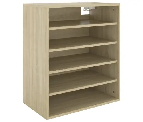 Apavu Skapītis, Ozolkoka Krāsa, 60X35X70 Cm, Inženierijas Koks Vidaxl