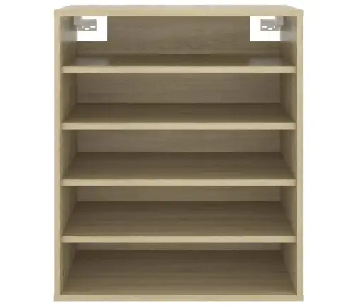 Apavu Skapītis, Ozolkoka Krāsa, 60X35X70 Cm, Inženierijas Koks Vidaxl