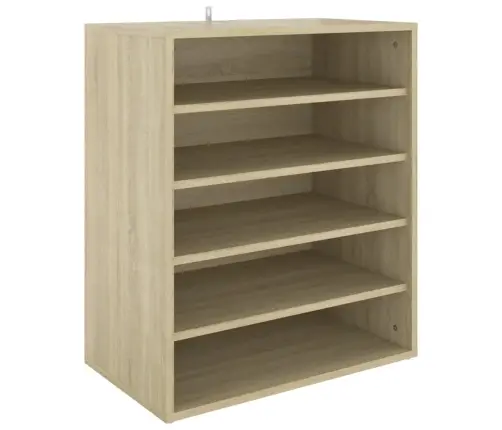 Apavu Skapītis, Ozolkoka Krāsa, 60X35X70 Cm, Inženierijas Koks Vidaxl