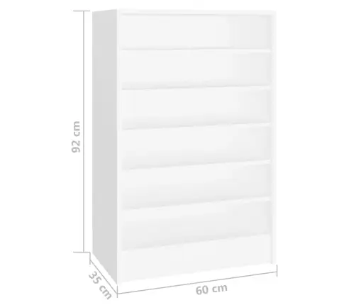 Kingakapp, Valge, 60 X 35 X 92 Cm Tehispuit