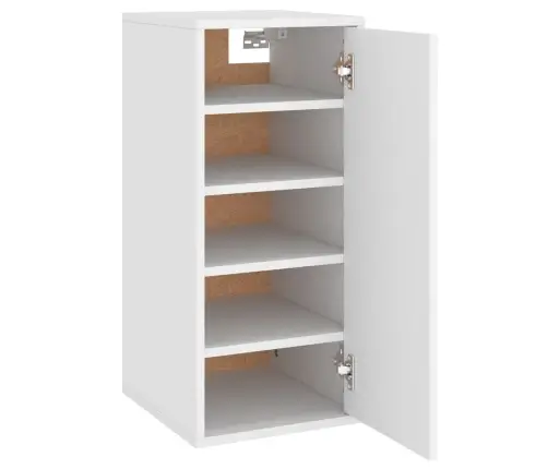 Apavu Skapītis, Balts, 32X35X70 Cm, Inženierijas Koks Vidaxl