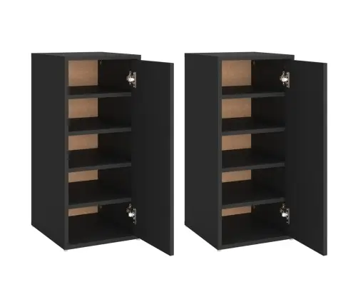 Spintelės Batams, 2Vnt., Juodos Spalvos, 32X35X70cm Mdp