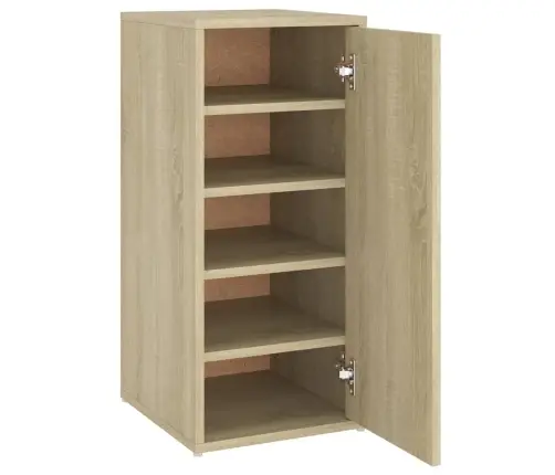 Apavu Skapītis, Ozolkoka Krāsā, 32X35X70 Cm, Skaidu Plāksne Vidaxl