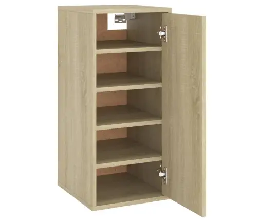 Spintelės Batams, 2Vnt., Sonoma Ąžuolo Spalvos, 32X35X70cm Mdp