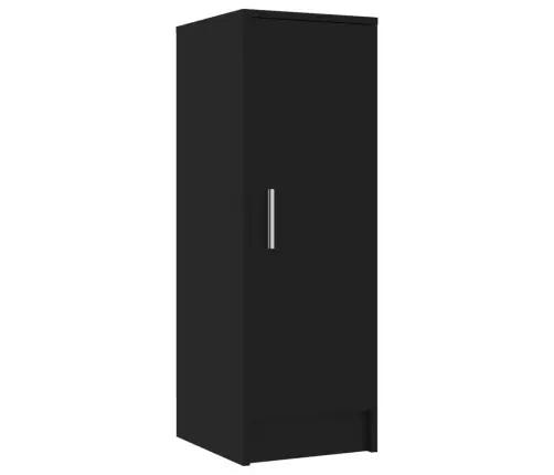 Apavu Skapis, Melns, 32X35X92 Cm, Inženierijas Koks Vidaxl