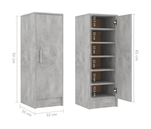 Kingakapp, Betoonhall, 32 X 35 X 92 cm Tehispuit