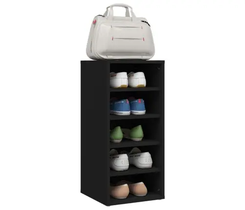 Apavu Plaukti, 2 Gab., Melni, 31,5X35X70 Cm, Inženierijas Koks Vidaxl