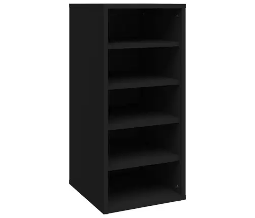 Apavu Plaukti, 2 Gab., Melni, 31,5X35X70 Cm, Inženierijas Koks Vidaxl