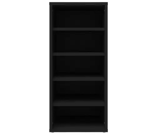 Apavu Plaukti, 2 Gab., Melni, 31,5X35X70 Cm, Inženierijas Koks Vidaxl