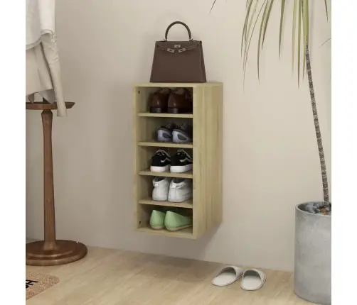 Apavu Plaukts, Ozolkoka, 31,5X35X70 Cm, Inženierijas Koks Vidaxl