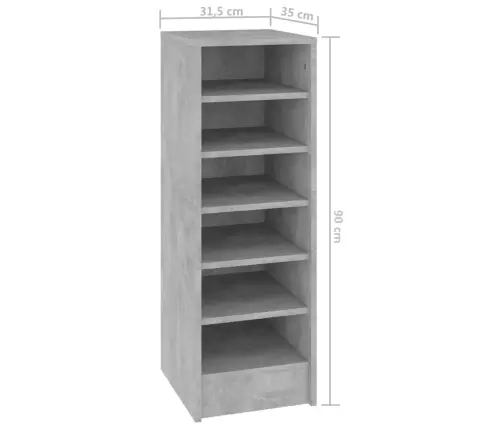 Kingakapp, Betoonhall, 31,5 X 35 X 90 cm Tehispuit