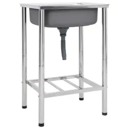 Matkavalamu Ühe Kraanikausiga, Kraaniga, Roostevaba Teras