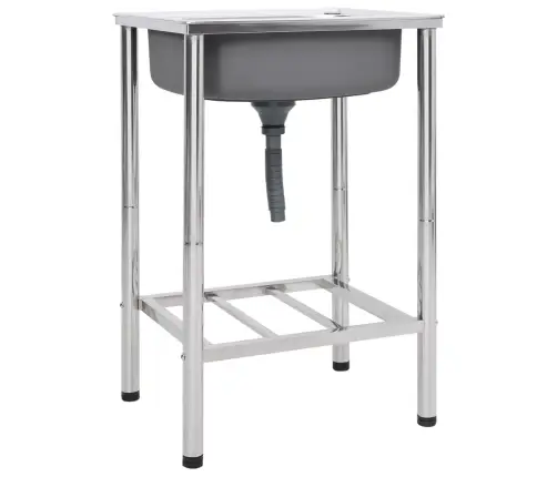 Matkavalamu Ühe Kraanikausiga, Kraaniga, Roostevaba Teras