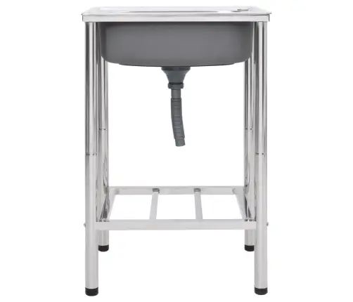 Matkavalamu Ühe Kraanikausiga, Kraaniga, Roostevaba Teras