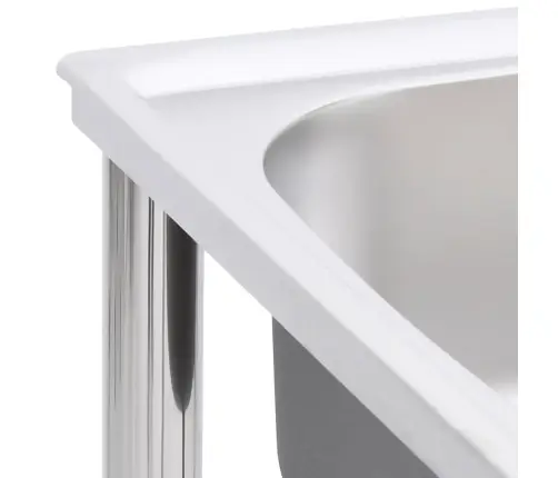 Matkavalamu Ühe Kraanikausiga, Kraaniga, Roostevaba Teras