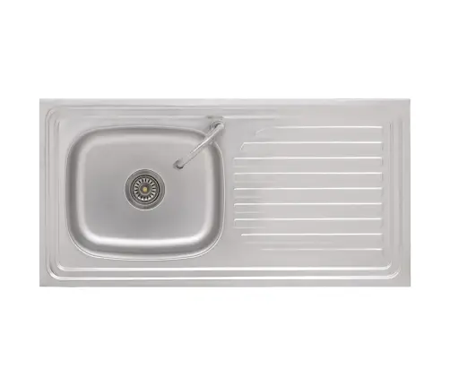 Matkavalamu Ühe Kraanikausiga, Kraaniga, Roostevaba Teras