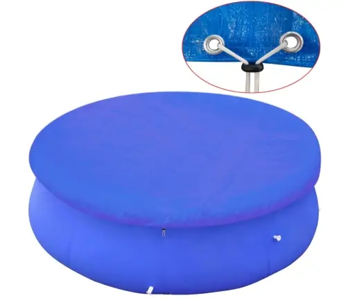 Baseina Pārklāji, 2 Gb., 450-457Cm, Apaļiem Virszemes Baseiniem Vidaxl