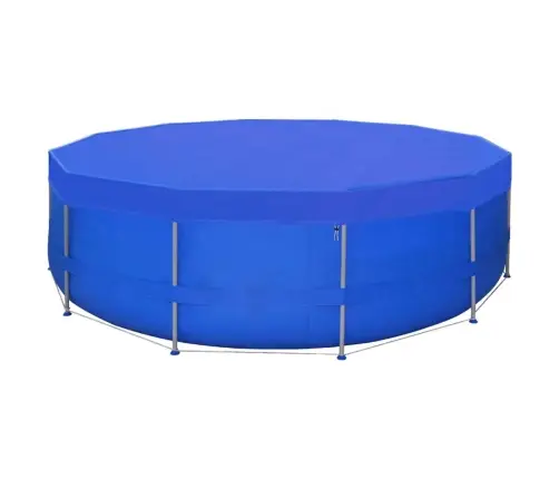 Baseina Pārklāji, 2 Gab., 540 Cm, 90 G/M², Apaļi, Pe Vidaxl