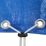 Baseina Pārklāji, 2 Gab., 540 Cm, 90 G/M², Apaļi, Pe Vidaxl