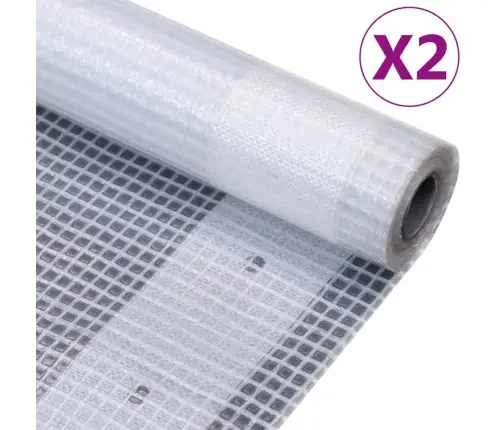 Leno Presendid, 2 Tk, 260 G/M² 1,5 X 10 M, Valged