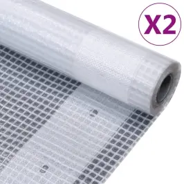 Brezenta Pārklāji, 2 Gab., Smalki Austi, 260 G/M², 3X2 M, Balti Vidaxl Brezenta Pārklāji, 2 Gab., Smalki Austi, 260 G/M², 3X2 M, Balti Vidaxl
