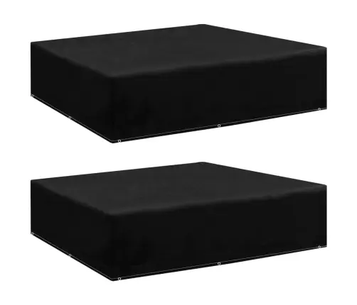 Dārza Mēbeļu Pārklāji, 2 Gab., 8 Gredzeni, 200X200X70 Cm Vidaxl