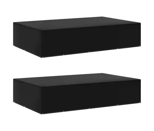 Dārza Mēbeļu Pārklāji, 2 Gab., 12 Gredzeni, 325X205X70 Cm Vidaxl