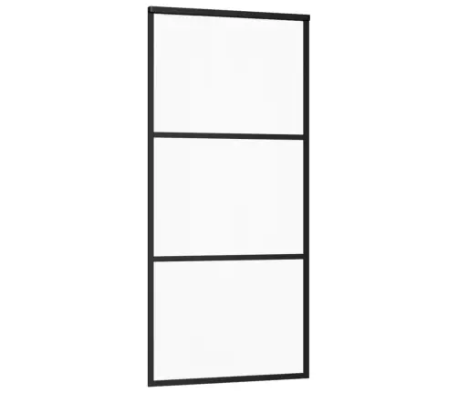 Bīdāmās Durvis Ar Stiprinājumiem, Stikls, Alumīnijs, 90X205 Cm Vidaxl