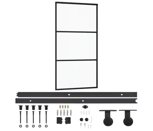 Stumdomos Durys Su Įrangos Rinkiniu, 102X205cm Esg/Aliuminis